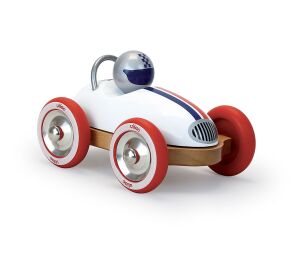 Vilac Drevené auto Roadster vintage biele